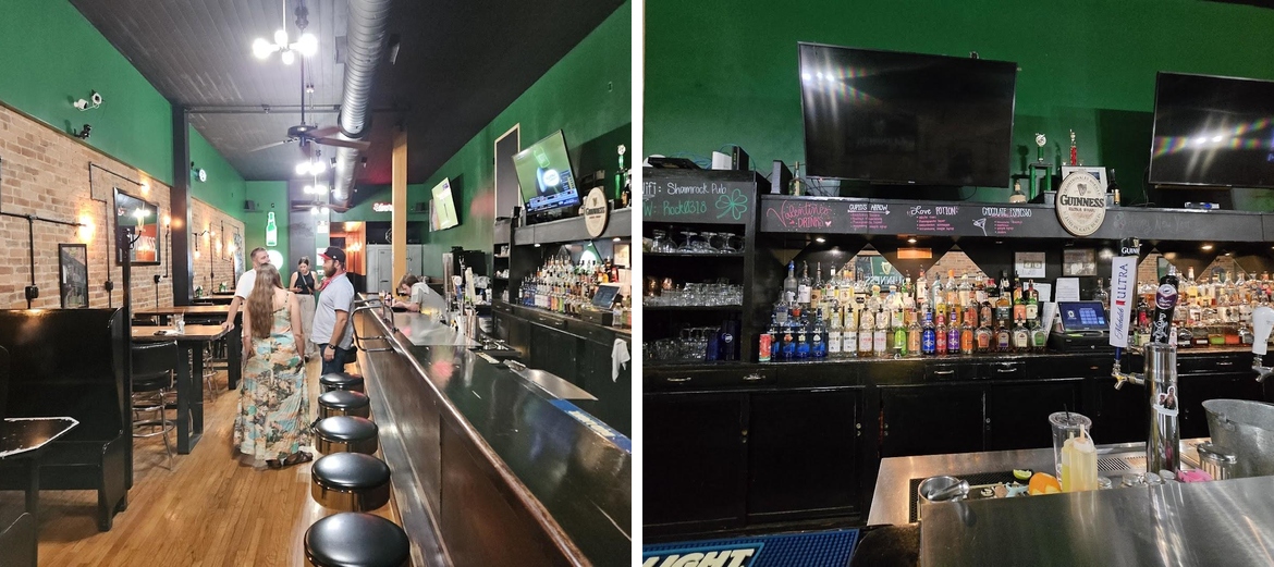 Shamrock Irish Pub Menu
